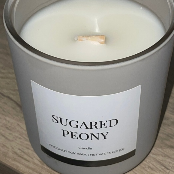 Sugared Peony Candle - Picture 3 of 3